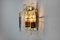 Venini Wall Light in Cascading Beveled Glass, Italy, 1970s 4