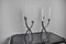 Brutalist Candlesticks with 3 Arms, Denmark, 1970s, Set of 2, Image 6