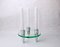 Glass Circle Candlesticks with 3 Flames, Denmark, 1970s, Image 2