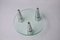 Glass Circle Candlesticks with 3 Flames, Denmark, 1970s 6