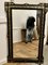 Large 19th Century French Black and Detailed Gold Overmantel Mirror 6