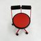 Adjustable Red Desk Chair from Bieffeplast, 1980s 3