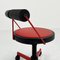 Chaise de Bureau Ajustable Rouge de Bieffeplast, 1980s 8