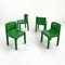 Sedia modello 4875 verde di Carlo Bartoli per Kartell, anni '70, Immagine 1