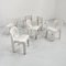 White Model 4867 Universale Chair by Joe Colombo for Kartell, 1970s 2