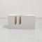 Tavolino bianco con cremagliera di Marco Zanuso per Bilumen, anni '70, Immagine 6