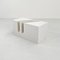Tavolino bianco con cremagliera di Marco Zanuso per Bilumen, anni '70, Immagine 2