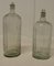 Large 19th Century Clear Glass Pharmacy Poison Bottles, Unkns, Set of 2 1