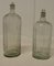 Large 19th Century Clear Glass Pharmacy Poison Bottles, Unkns, Set of 2, Image 1