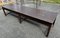 Refectory Table with Brown Patina, Image 1