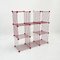 Red Modular Metal Shelf, 1980s 3