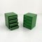 Green Chest with 4 Drawers Model 4601 by Simon Fussell for Kartell, 1970s 4