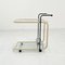 White Postmodern Bar Wagon Serving Trolley, 1980s 2