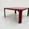Burgundy Arcadia Coffee Table by Vico Magistretti for Artemide, 1980s 6