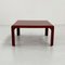 Burgundy Arcadia Coffee Table by Vico Magistretti for Artemide, 1980s 4