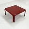 Burgundy Arcadia Coffee Table by Vico Magistretti for Artemide, 1980s 1