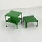 Green Demetrio 45 Stacking Side Tables by Vico Magistretti for Artemide, 1970s, Set of 3, Image 3