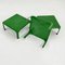 Green Demetrio 45 Stacking Side Tables by Vico Magistretti for Artemide, 1970s, Set of 3, Image 4