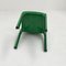 Grüner Selene Stuhl von Vico Magistretti für Artemide, 1970er 9