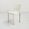 Weißer Selene Stuhl von Vico Magistretti für Artemide, 1970er 2