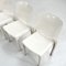 Weißer Selene Stuhl von Vico Magistretti für Artemide, 1970er 4