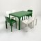 Green Stadium 120 Dining Table by Vico Magistretti for Artemide, 1970s, Image 5
