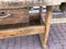 Carpenters Workbench with Drawer and Shelf, 1900s, Image 16