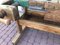 Carpenters Workbench with Drawer and Shelf, 1900s 12