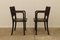 Bentwood Writing Desk Armchairs, Czechoslovakia, 1950s, Set of 2, Image 2