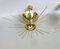 Minimalist Ceiling Lights Sunburst in Brass, 1960s, Set of 2, Image 12