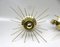 Minimalist Ceiling Lights Sunburst in Brass, 1960s, Set of 2, Image 7