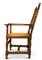 Antiker Barley Twist Bibliothekssessel aus Nussholz mit Sitz und Rückenlehne aus Rohrgeflecht, 1800er 6