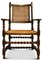 Antique Walnut Barley Twist Library Armchair with Cane Seat and Rear, 1800s 2