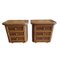 Viintage Wicker and Bamboo Nightstands, Spain, 1980s, Set of 2, Image 1