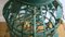 Portabottiglie Mid-Century dipinto di Tole con foglia di vite, Immagine 3