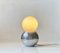 Scandinavian Dual Sphere Table Lamp in Polished Aluminum, 1980s, Image 1
