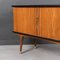 Mid-Century Teak Sideboard with Tambour Doors, Norway, 1960s 2