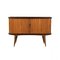 Mid-Century Sideboard aus Teak mit Rolltüren, Norwegen, 1960er 1