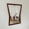 Mid-Century Modern Wood Mirror, Italy, 1960s 2