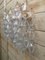 Murano Glas Poliedri Wandleuchten mit 24 Karat Goldrahmen aus Metall von Simoeng, 2 . Set 5
