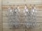 Murano Glas Poliedri Wandleuchten mit 24 Karat Goldrahmen aus Metall von Simoeng, 2 . Set 1