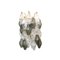 Murano Glass Poliedri Sconces with Gold 24 Karat Metal Frame from Simoeng, Set of 2, Image 1