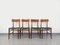 Vintage Scandinavian Style Dining Chairs in Teak and Fabric, 1950s, Set of 4 13