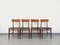 Vintage Scandinavian Style Dining Chairs in Teak and Fabric, 1950s, Set of 4, Image 13