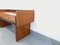 Small Vintage Scandinavian Style Dressing Table in Teak, Chrome and Fabric, 1960s 8