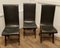 Mid-Century Leather and Oak Fireside Sling Chairs by Pierre Lottier, 1940s, Set of 3 9