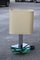 Table Lamp in Crystal and Steel by Gallotti & Radice, 1970s 1