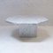 Cararra Marble Octagonal Coffee Table, 1970s 1