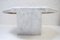 Tavolino da caffè ottagonale in marmo di Cararra, anni '70, Immagine 6