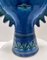 Postmoderner Rimini Keramikkopf mit blauer Sohle von Aldo Londi für Bitossi, Sardinien, Italien, 1970er 8